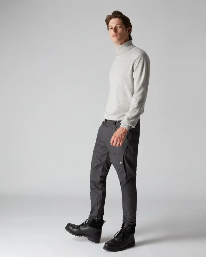 NPeal Trousers and Shorts Men Combat Trousers In Grey