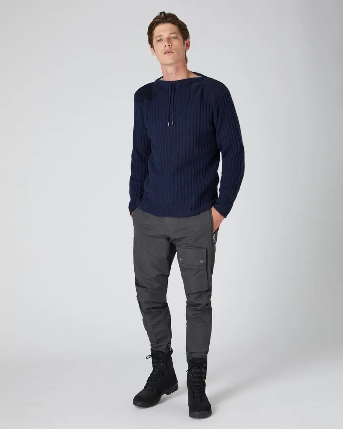 NPeal Trousers and Shorts Men Combat Trousers In Grey