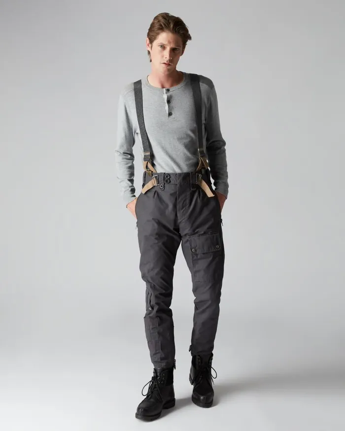 NPeal Trousers and Shorts Men Combat Trousers In Grey