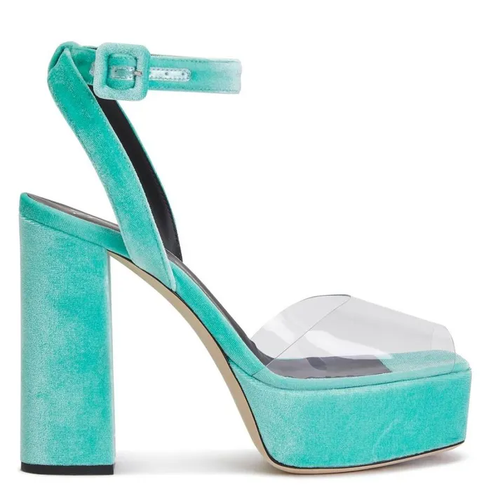 New Betty Plexi Blue Women Giuseppe Zanotti Sandals