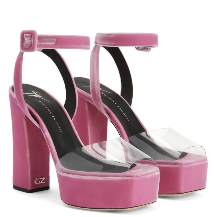 New Betty Plexi Pink Women Giuseppe Zanotti Sandals
