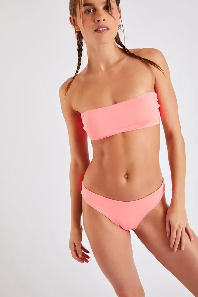Nilo and Cheeka Colorsun Orange Twopiece Bikini Pink Women Banana Moon Bandeau Nilo and Cheeka Colorsun Orange Twopiece Bikini Pink Women Banana Moon Bandeau