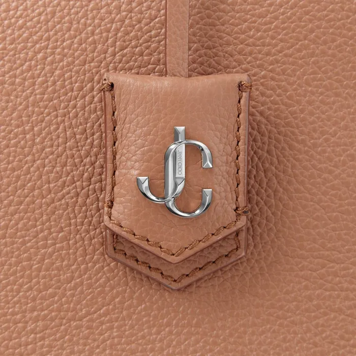 Nine2Five EW Cuoio Grained Calf Leather Tote Handbag With Jc Emblem Cuoio Women JIMMY CHOO Totes and Hobo Bags Nine2Five EW Cuoio Grained Calf Leather Tote Handbag With Jc Emblem Cuoio Women JIMMY CHOO Totes and Hobo Bags