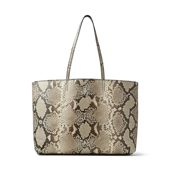 Nine2Five EW Natural Python Tote Bag With Jc Logo Natural Women JIMMY CHOO Totes and Hobo Bags Nine2Five EW Natural Python Tote Bag With Jc Logo Natural Women JIMMY CHOO Totes and Hobo Bags