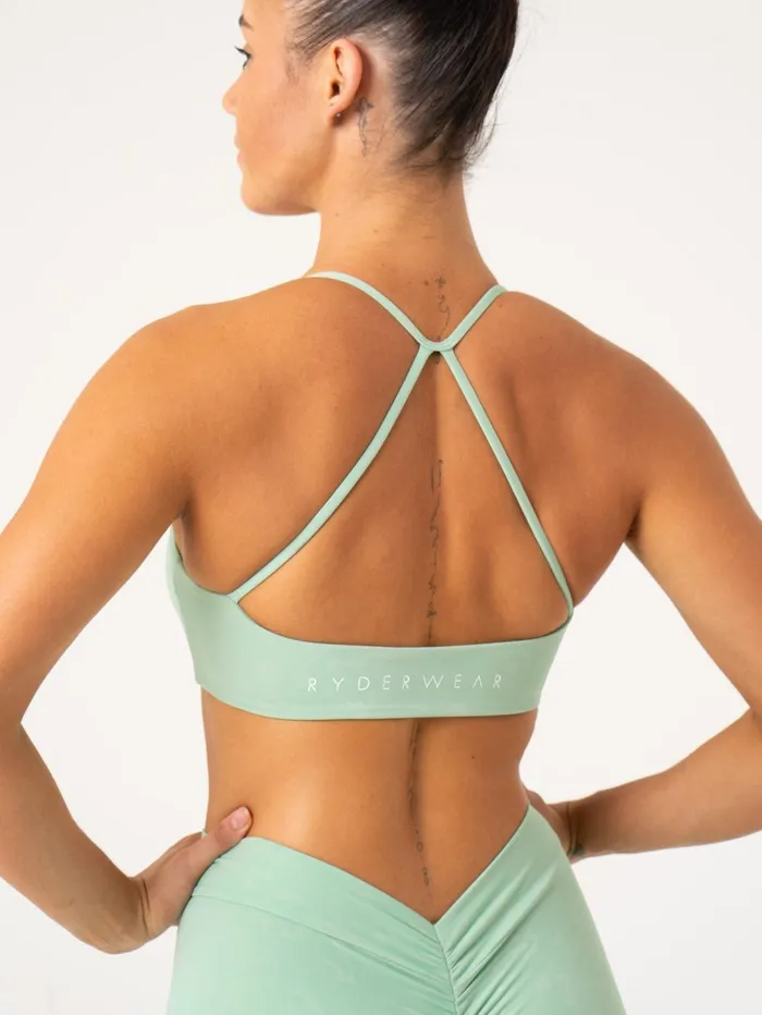 NKD Stonewash Sports Bra 8211 Mint Stonewash Women Ryderwear Sports Bras