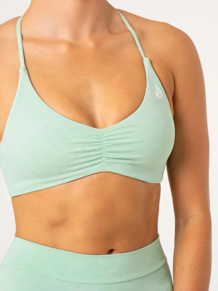 NKD Stonewash Sports Bra 8211 Mint Stonewash Women Ryderwear Sports Bras