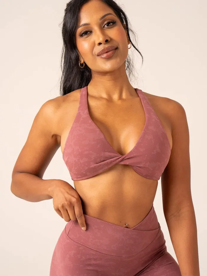 NKD Stonewash Twist Sports Bra 8211 Boysenberry Stonewash Women Ryderwear Sports Bras NKD Stonewash Twist Sports Bra 8211 Boysenberry Stonewash Women Ryderwear Sports Bras