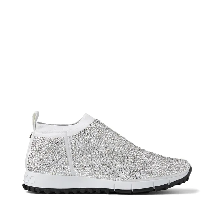 Norway White Knit Trainers With Hot Fix Crystals Whitecrystal Mix Women JIMMY CHOO Sneakers Norway White Knit Trainers With Hot Fix Crystals Whitecrystal Mix Women JIMMY CHOO Sneakers