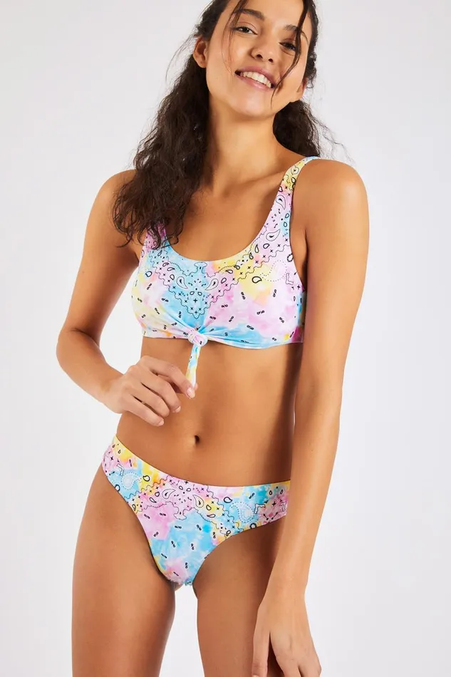 Nouo and Kupa Tyanas Multicolor Twopiece Bikini Multicolor Women Banana Moon Bralette Nouo and Kupa Tyanas Multicolor Twopiece Bikini Multicolor Women Banana Moon Bralette