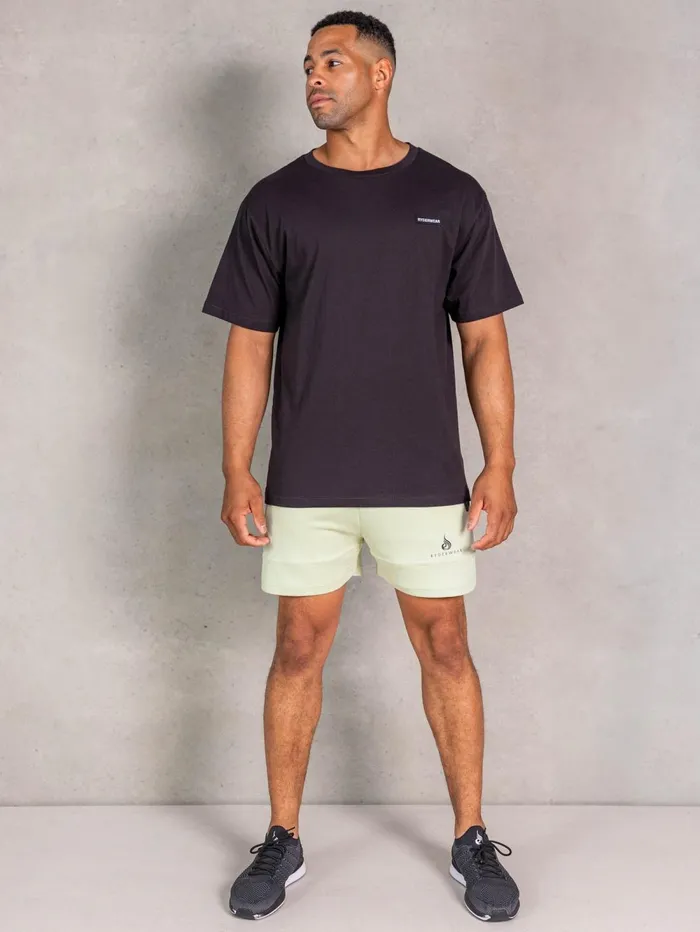 NRG Oversized TShirt 8211 Faded Black Men Ryderwear Tops