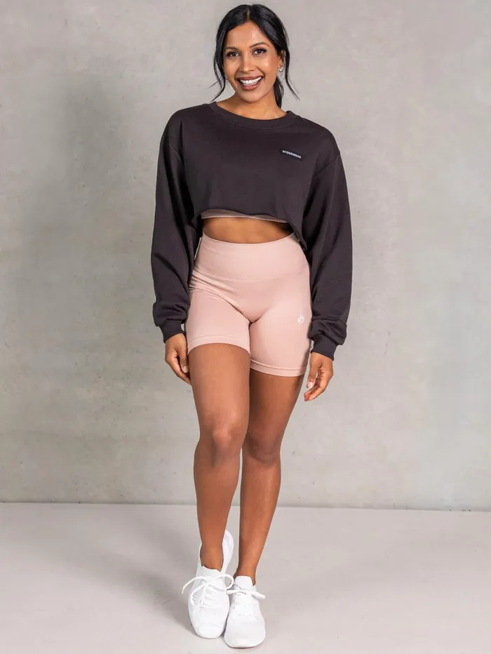 NRG Sweater 8211 Faded Black Women Ryderwear TShirts