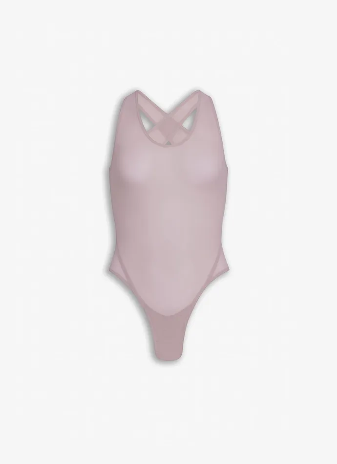 Nude CUT OUT BODY Women Alaa Bodysuits and Leggings