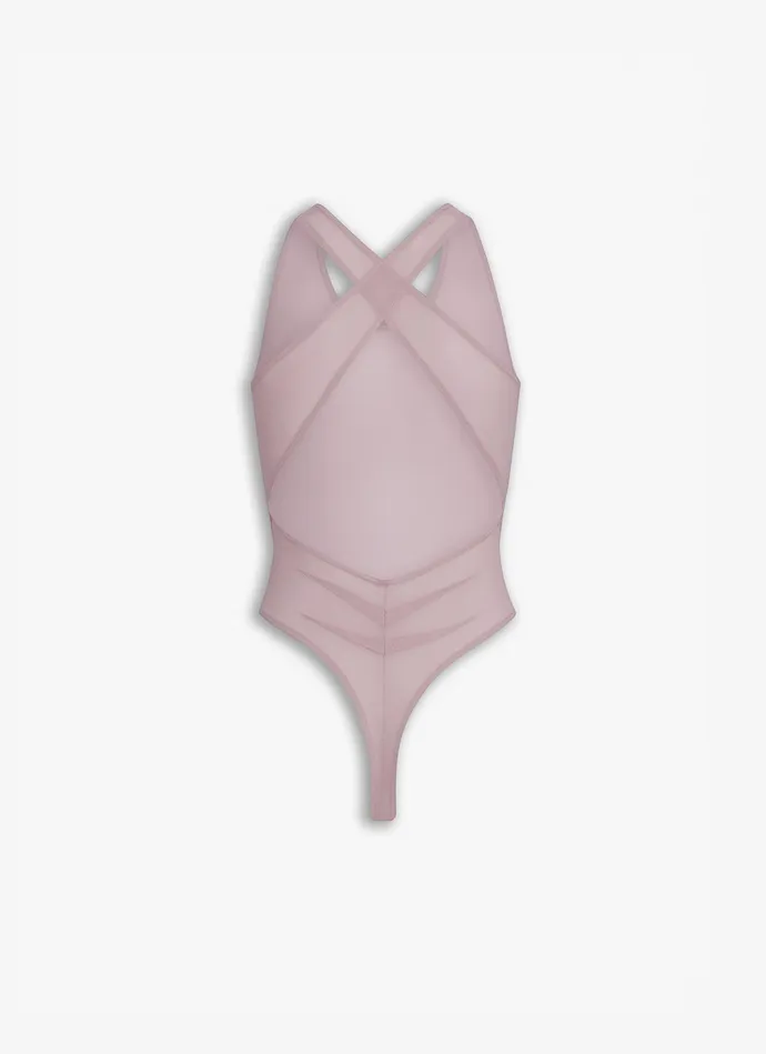 Nude CUT OUT BODY Women Alaa Bodysuits and Leggings