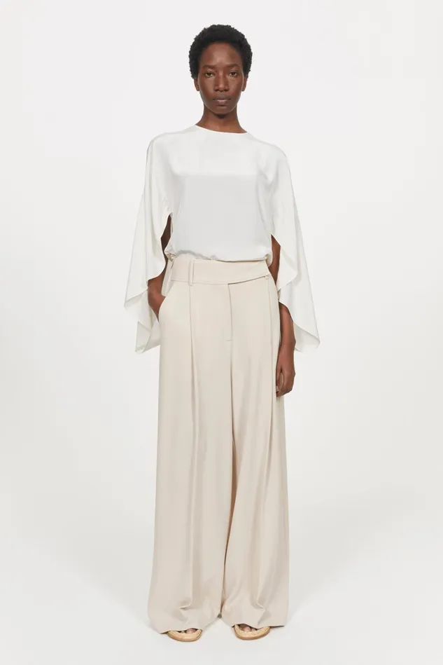 Obi Wide Pants Oyster Women Rodebjer Sets and Suits