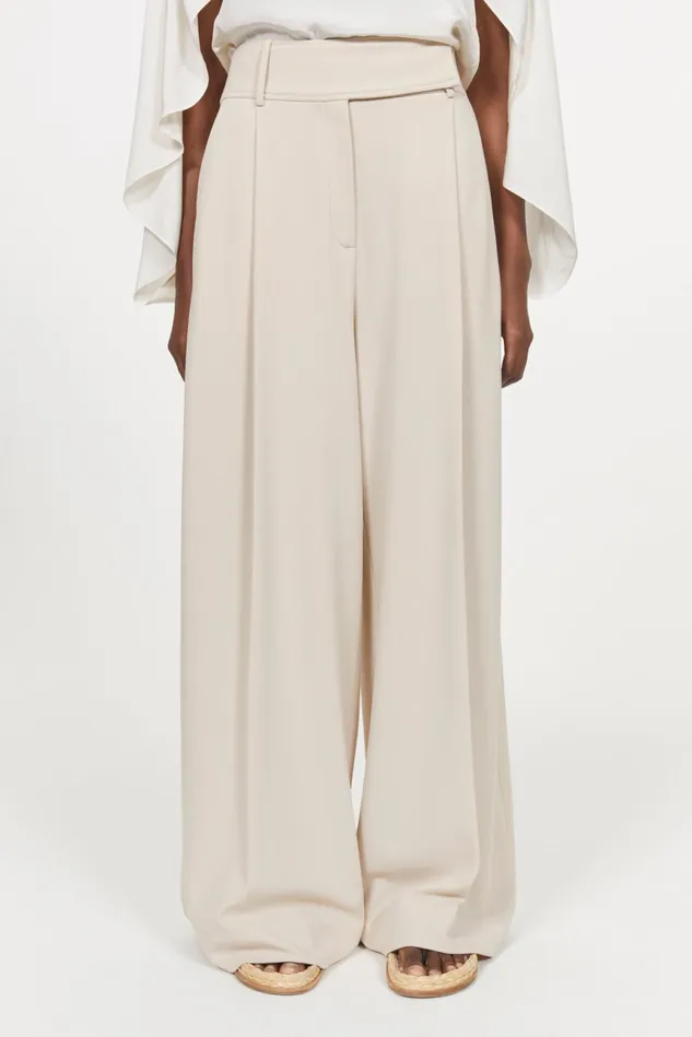 Obi Wide Pants Oyster Women Rodebjer Sets and Suits