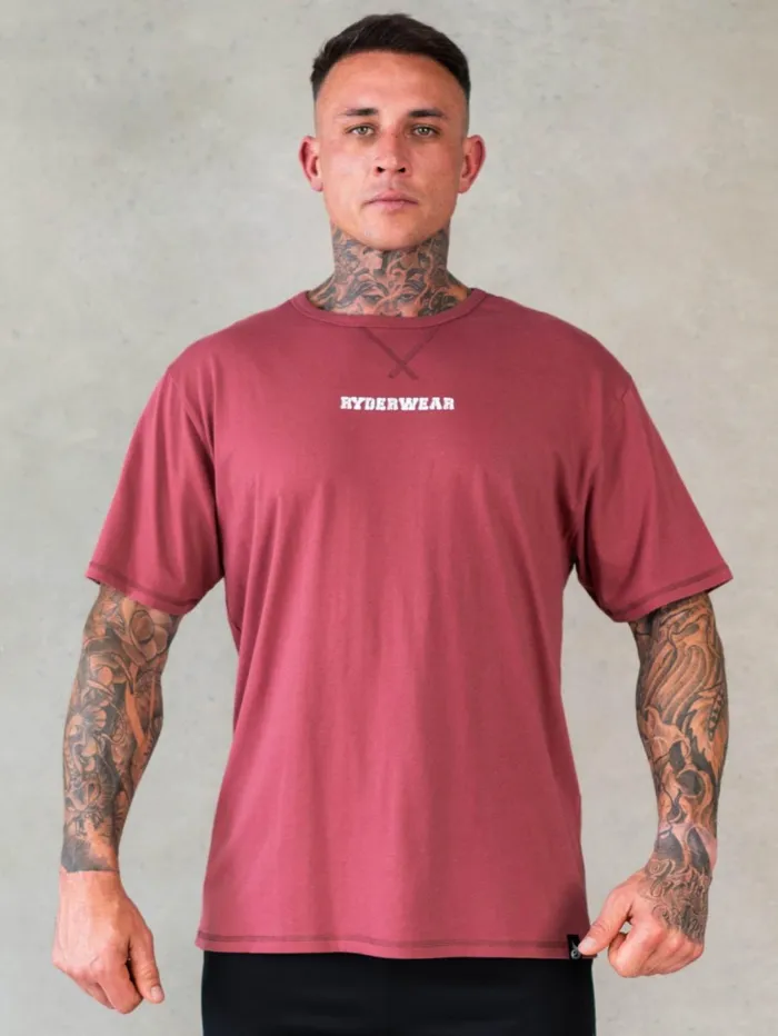 Octane TShirt 8211 Red Oxide Men Ryderwear TShirts