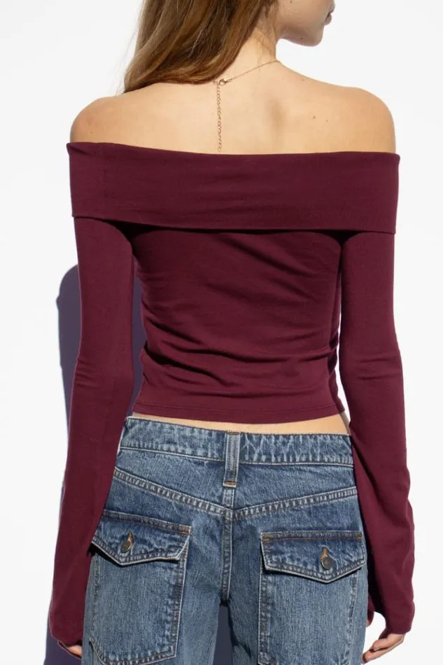 Off Shoulders TShirt Women Subdued Tees