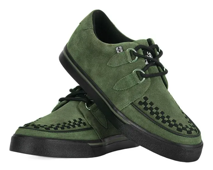 Olive Green Suede Creeper Sneaker Women TUK Shoes Sneakers Olive Green Suede Creeper Sneaker Women TUK Shoes Sneakers