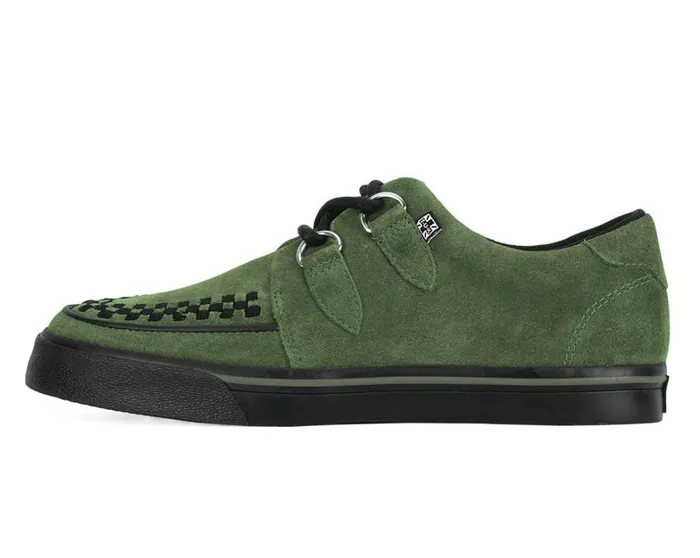 Olive Green Suede Creeper Sneaker Women TUK Shoes Sneakers Olive Green Suede Creeper Sneaker Women TUK Shoes Sneakers