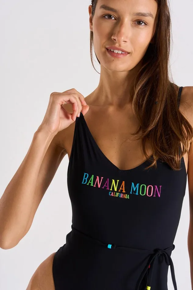 One Piece Black 8211 NEWTON COLORMOON Black Women Banana Moon One Piece Swimsuit