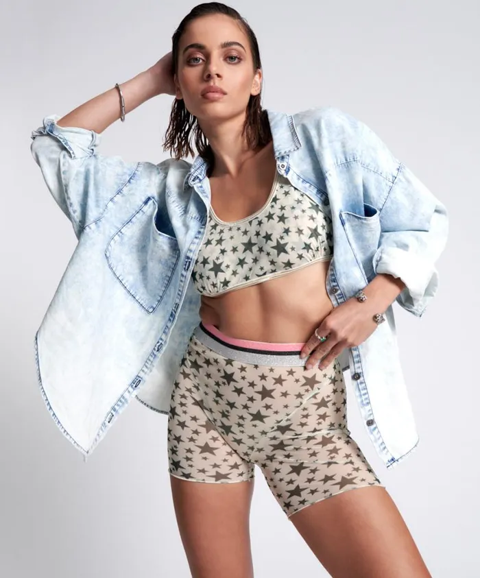 One Teaspoon Bottoms Women Iggie Star Bike Short