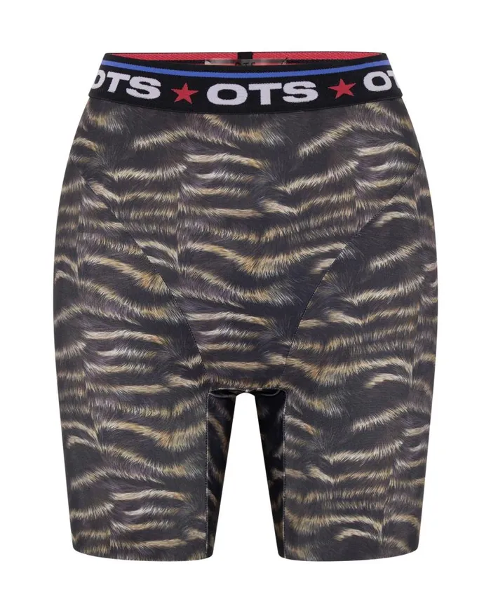 One Teaspoon Bottoms Women Ots Dark Animal Cycle Short