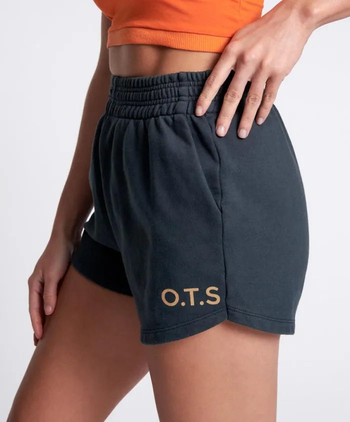 One Teaspoon Bottoms Women OTS High Waist Hustle Shorts Blue