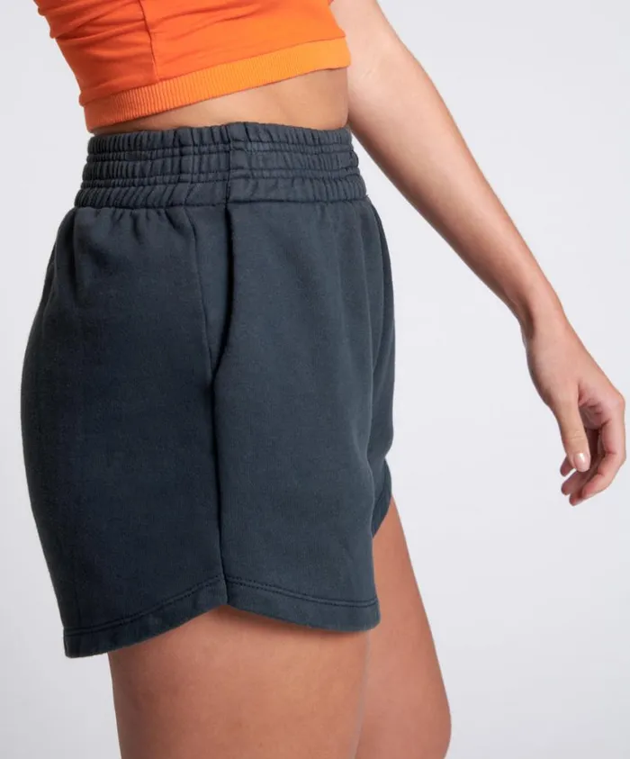 One Teaspoon Bottoms Women OTS High Waist Hustle Shorts Blue