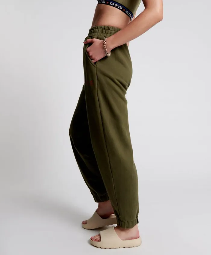 One Teaspoon Bottoms Women Ots Khaki High Waist Kick Pants