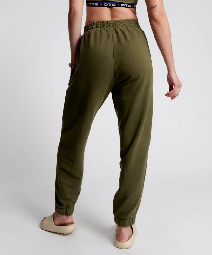 One Teaspoon Bottoms Women Ots Khaki High Waist Kick Pants