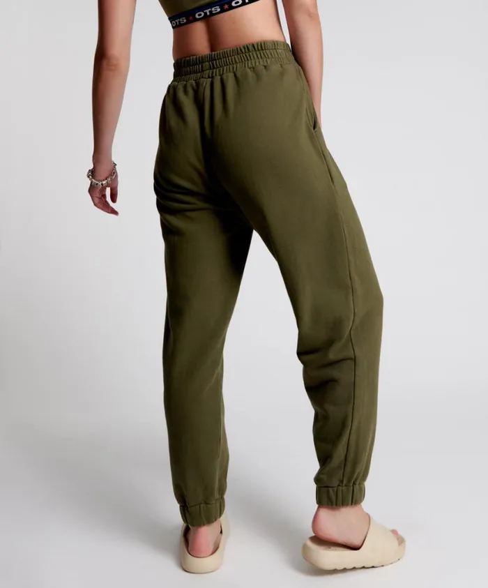 One Teaspoon Bottoms Women Ots Khaki High Waist Kick Pants