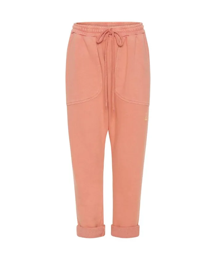 One Teaspoon Bottoms Women Worn Pink Cargo Sweat Pants
