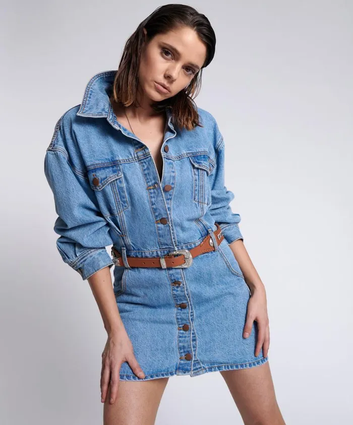 One Teaspoon Denim Dresses Women Malibu Ocean Dress