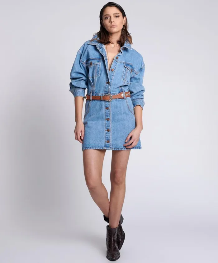 One Teaspoon Denim Dresses Women Malibu Ocean Dress