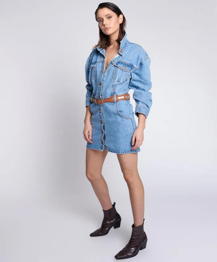 One Teaspoon Denim Dresses Women Malibu Ocean Dress
