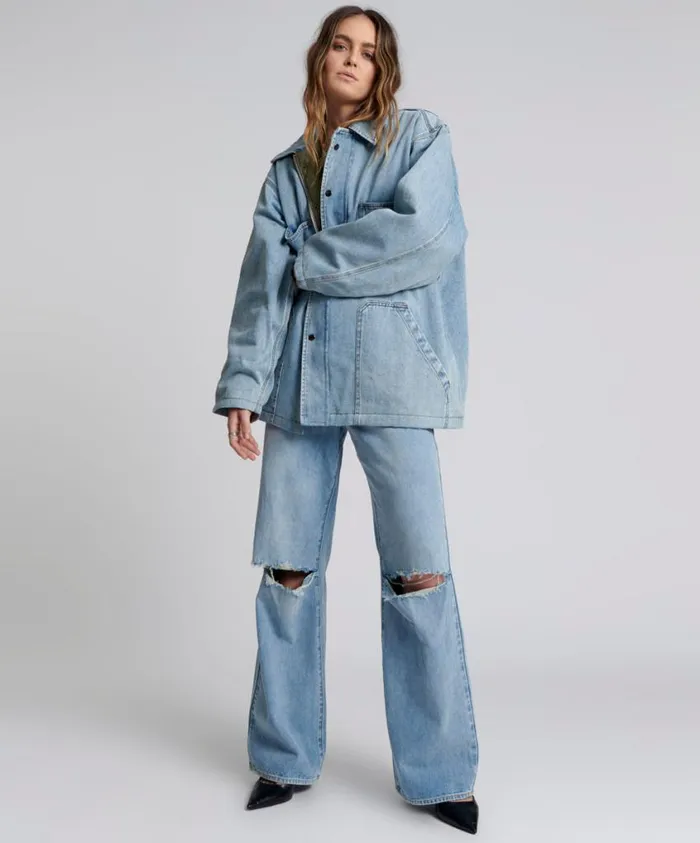 One Teaspoon Denim Jackets Women My Boyfriends Jacket Blue