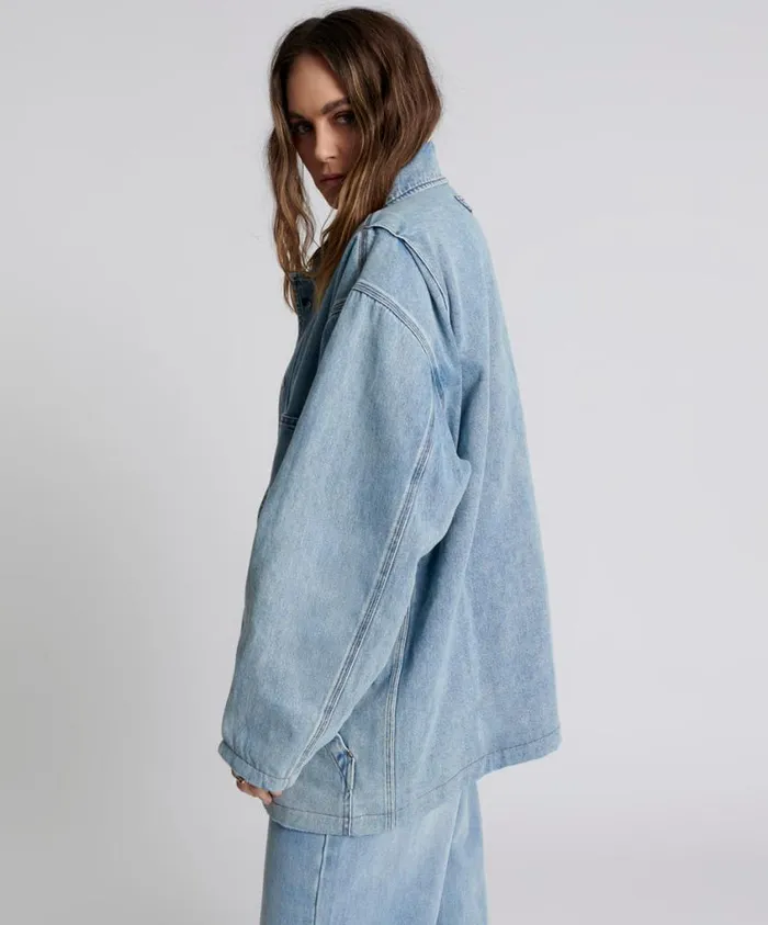 One Teaspoon Denim Jackets Women My Boyfriends Jacket Blue
