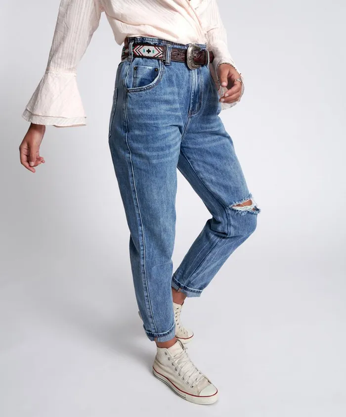 One Teaspoon Denim Jeans Women 80039s High Waisted Jeans 8211 Cobaine Pioneers