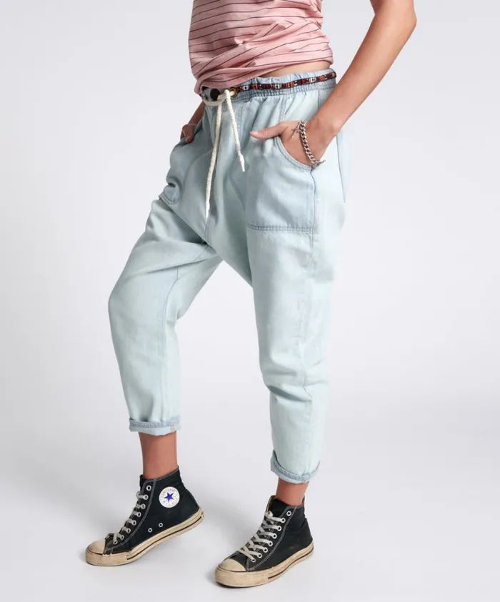 One Teaspoon Denim Jeans Women Angel Blue Shabby Kingpins Boyfriend Jeans