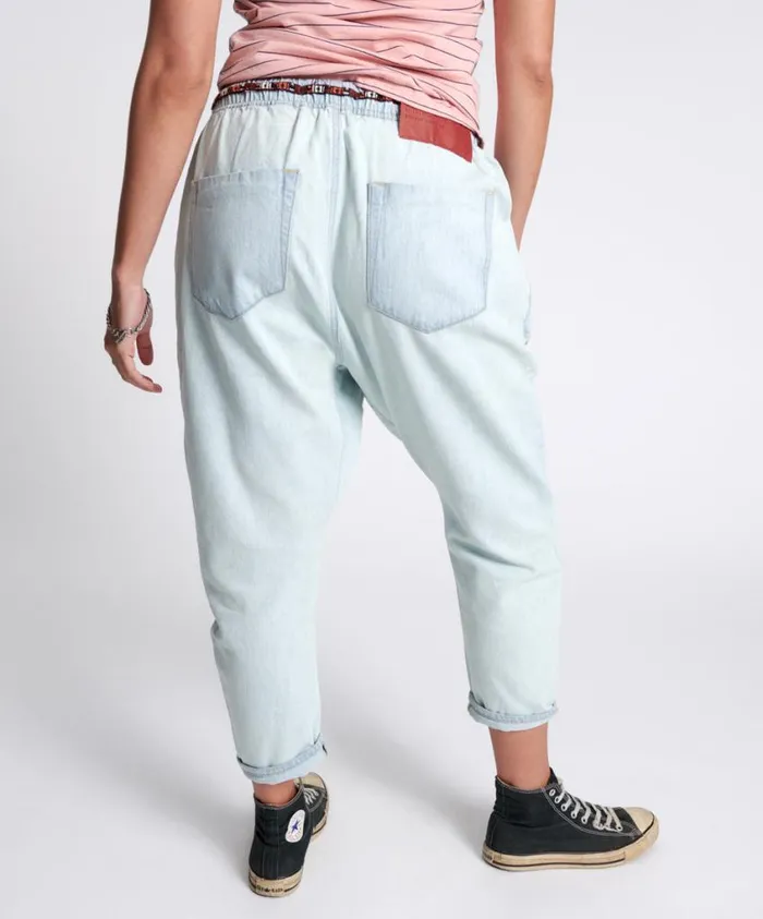 One Teaspoon Denim Jeans Women Angel Blue Shabby Kingpins Boyfriend Jeans