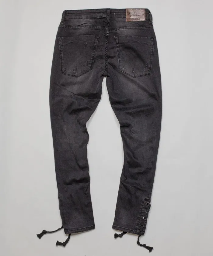 One Teaspoon Denim Jeans Women Black Paris Freebirds Ii Low Waist Skinny Jean