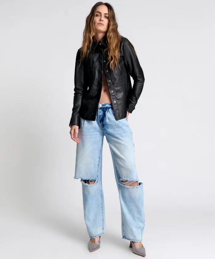 One Teaspoon Denim Jeans Women Blue Tornado Smiths Trouser Jeans