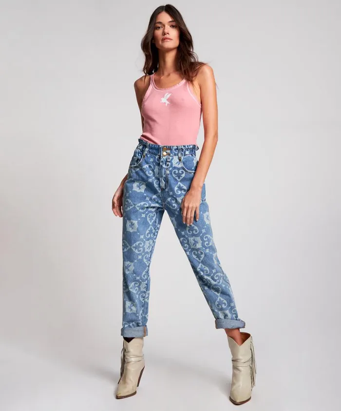 One Teaspoon Denim Jeans Women Bower Bird Pioneer 80S Jeans