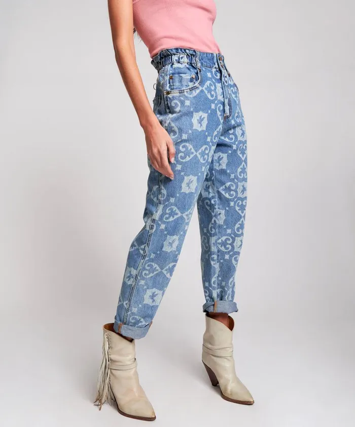 One Teaspoon Denim Jeans Women Bower Bird Pioneer 80S Jeans