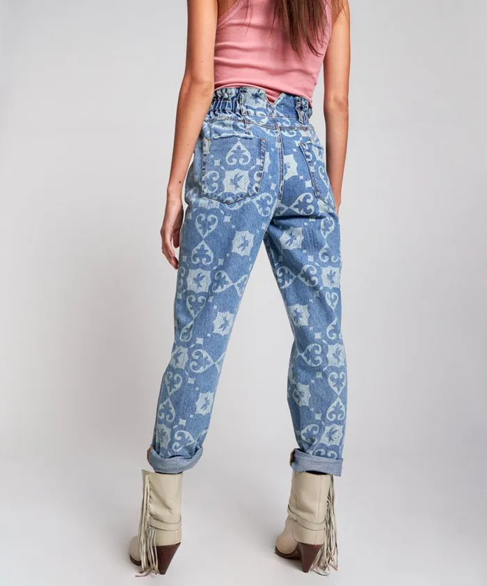 One Teaspoon Denim Jeans Women Bower Bird Pioneer 80S Jeans