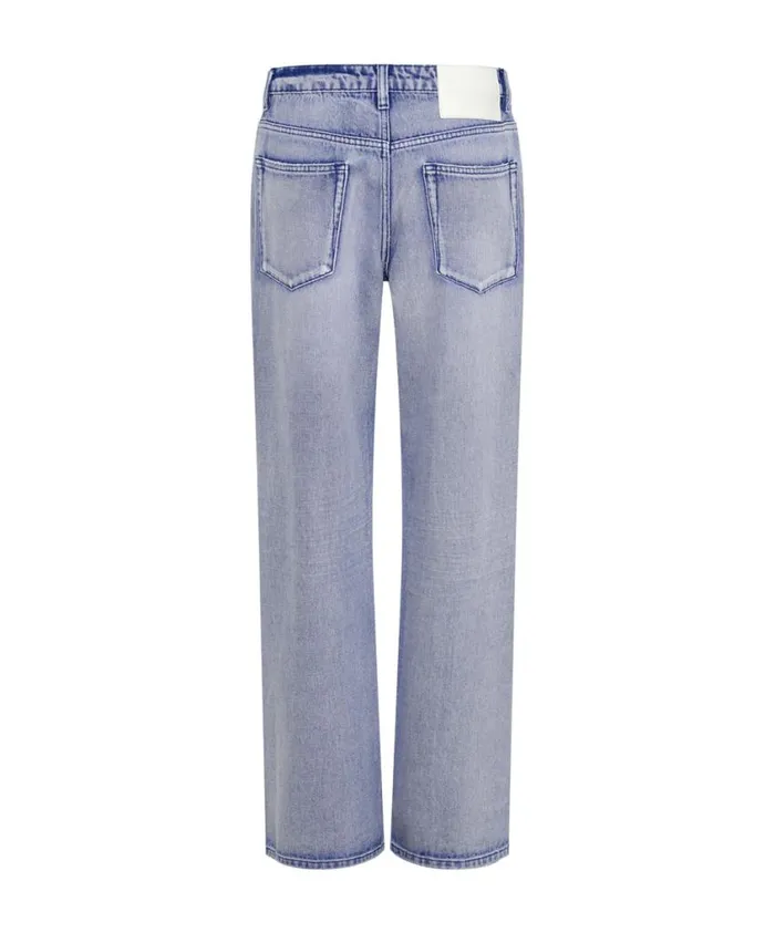 One Teaspoon Denim Jeans Women Cupid Blue Low Riders Low Waist Wide Leg Jean