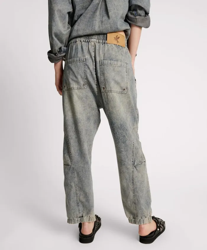 One Teaspoon Denim Jeans Women Dirty Blue Jeans 8211 Denim Flight Pants USA