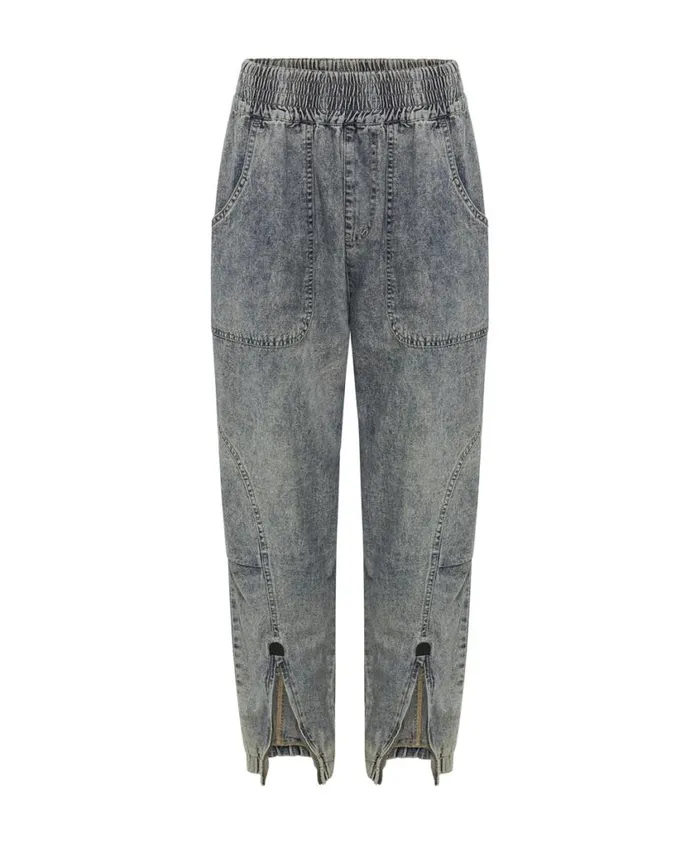 One Teaspoon Denim Jeans Women Dirty Blue Jeans 8211 Denim Flight Pants USA