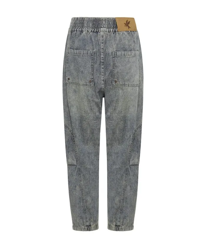 One Teaspoon Denim Jeans Women Dirty Blue Jeans 8211 Denim Flight Pants USA