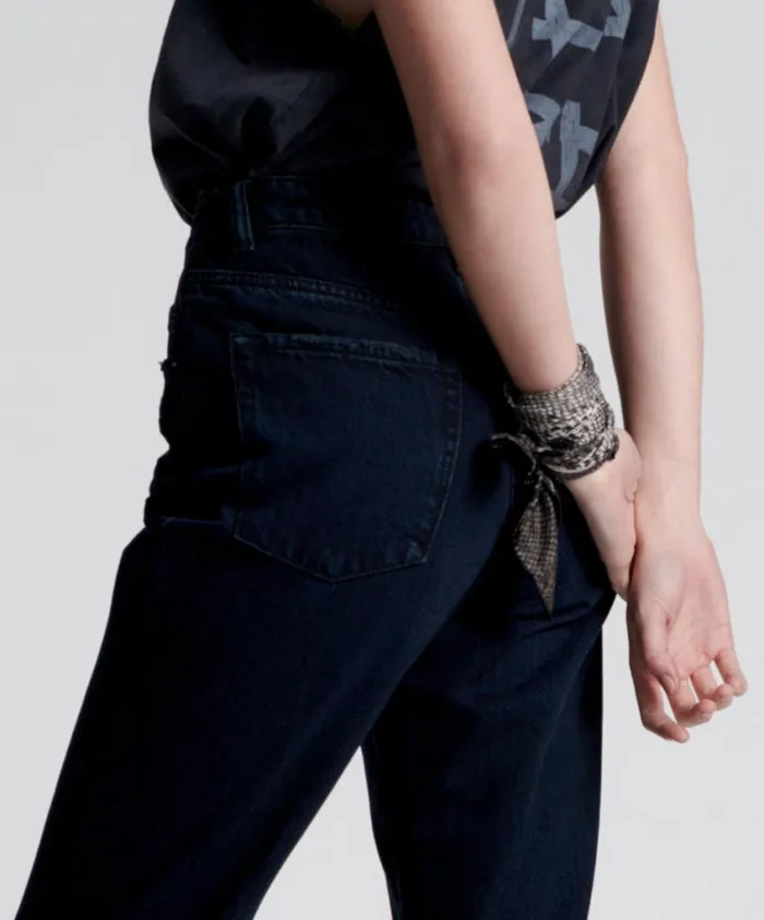 One Teaspoon Denim Jeans Women Fox Black Legend Mom Fit Jeans
